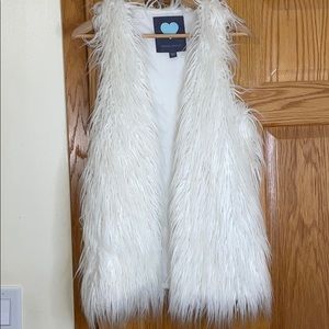 Kendall and Kylie fur vest